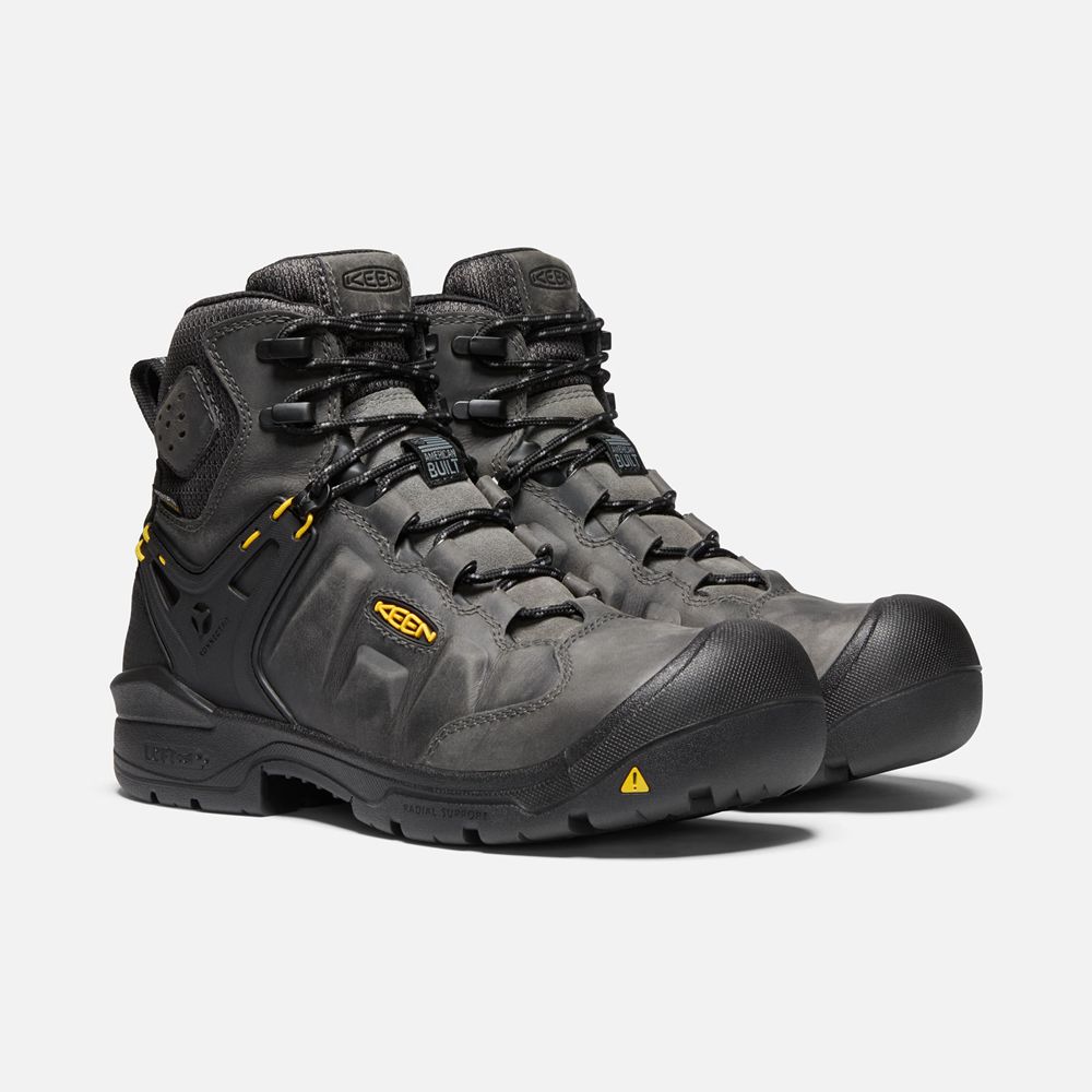 Keen Trekking Bot Erkek Siyah - Dover 6\" Wp (Carbon-Fiber Toe) - Türkiye SJPT60798